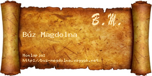 Búz Magdolna névjegykártya